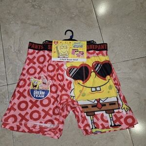 SpongeBob SquarePants Kids Boxer Briefs - Red and Yellow